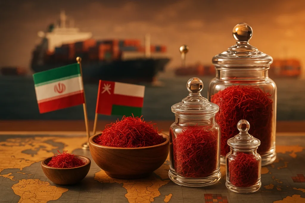 صادرات زعفران به عمان