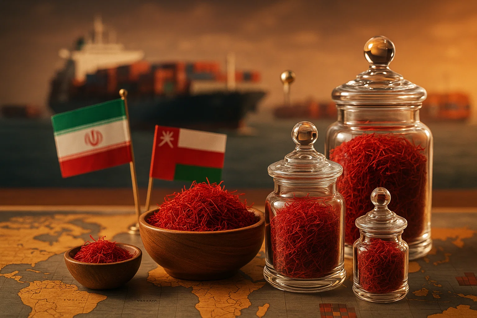 صادرات زعفران به عمان