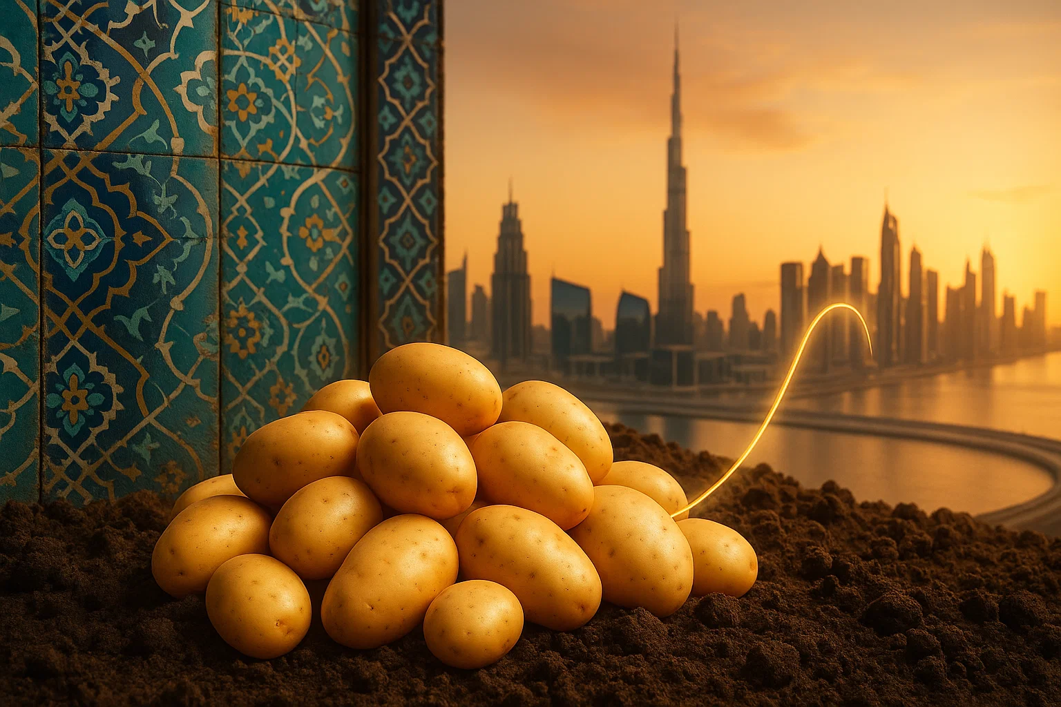 صادرات سیب زمینی به امارات