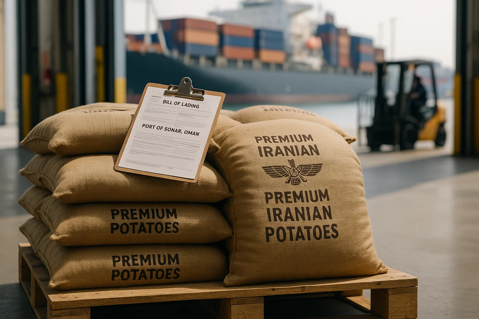 صادرات سیب زمینی به عمان