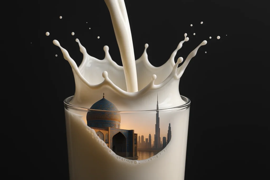 صادرات شیر به امارات