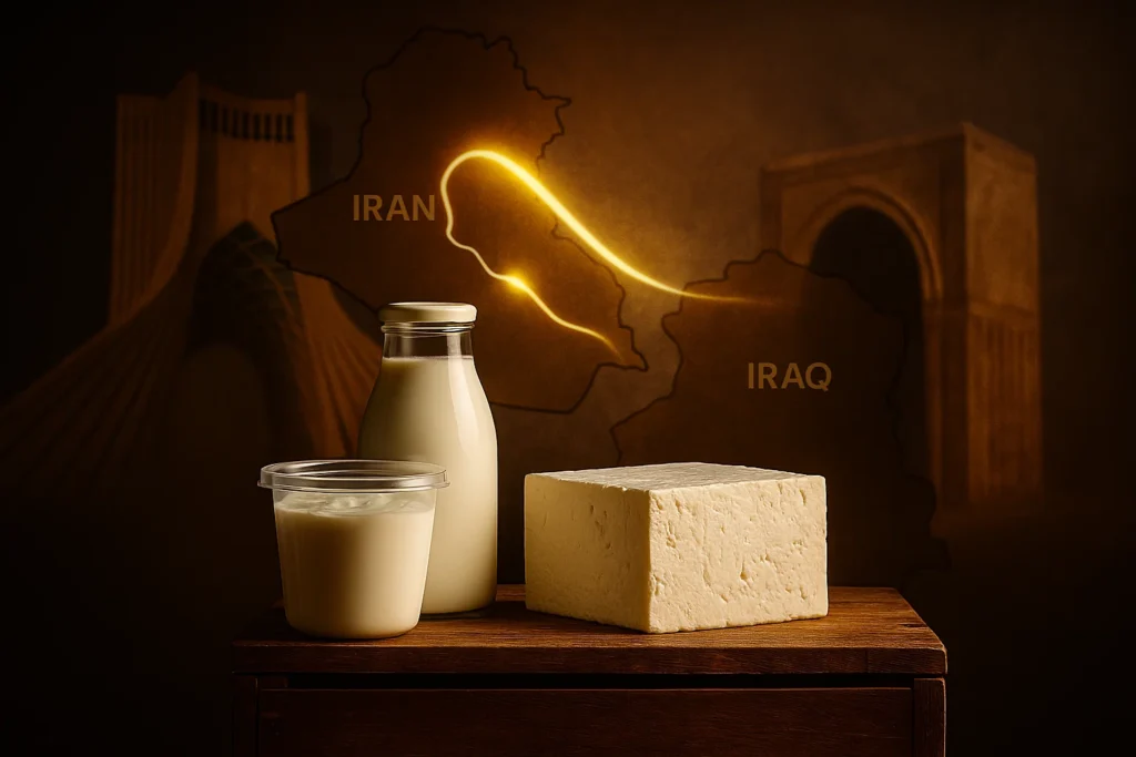 صادرات لبنیات به عراق