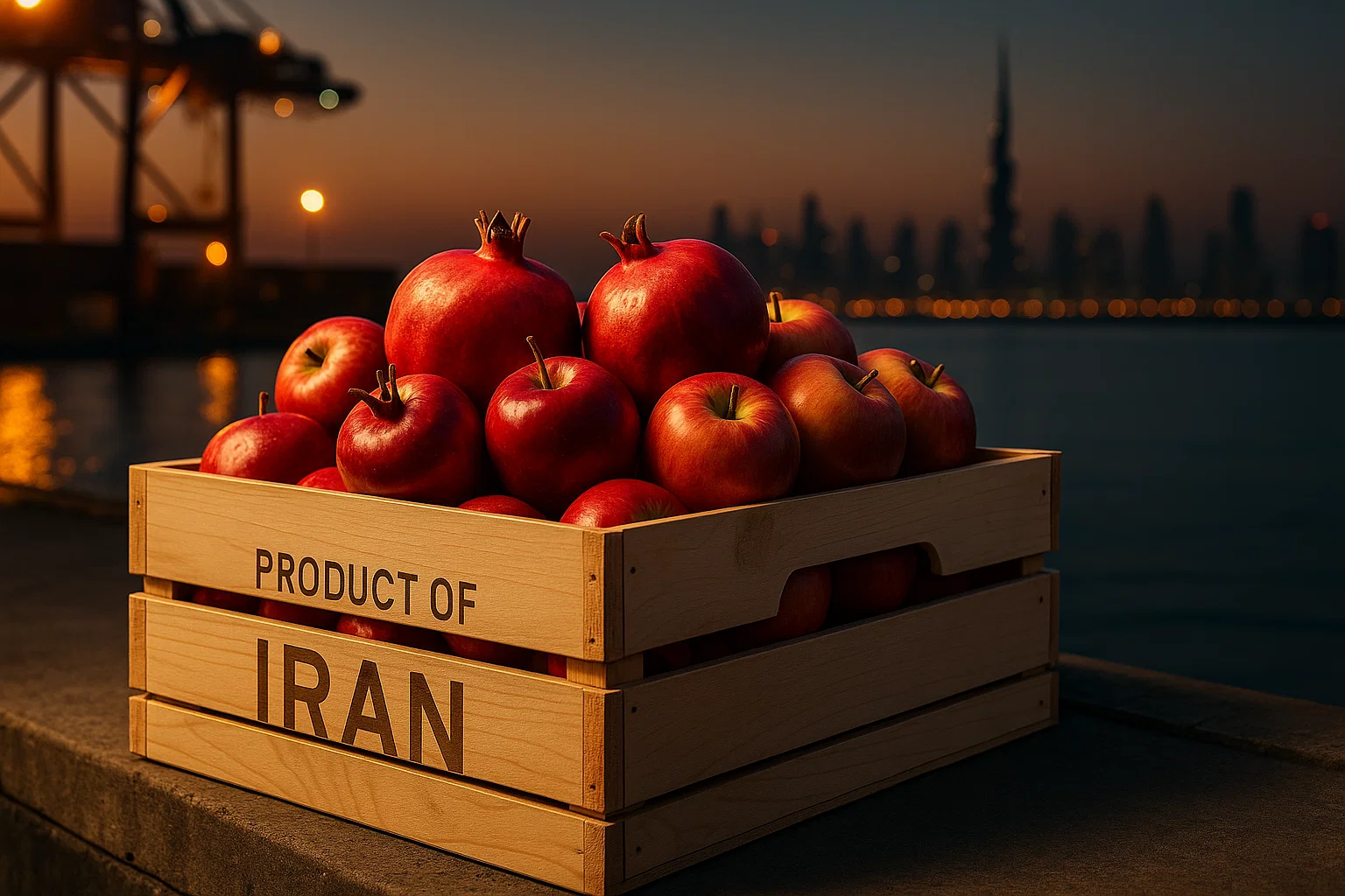 صادرات میوه به دبی