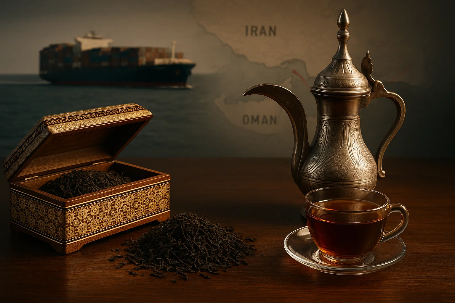 صادرات چای به عمان