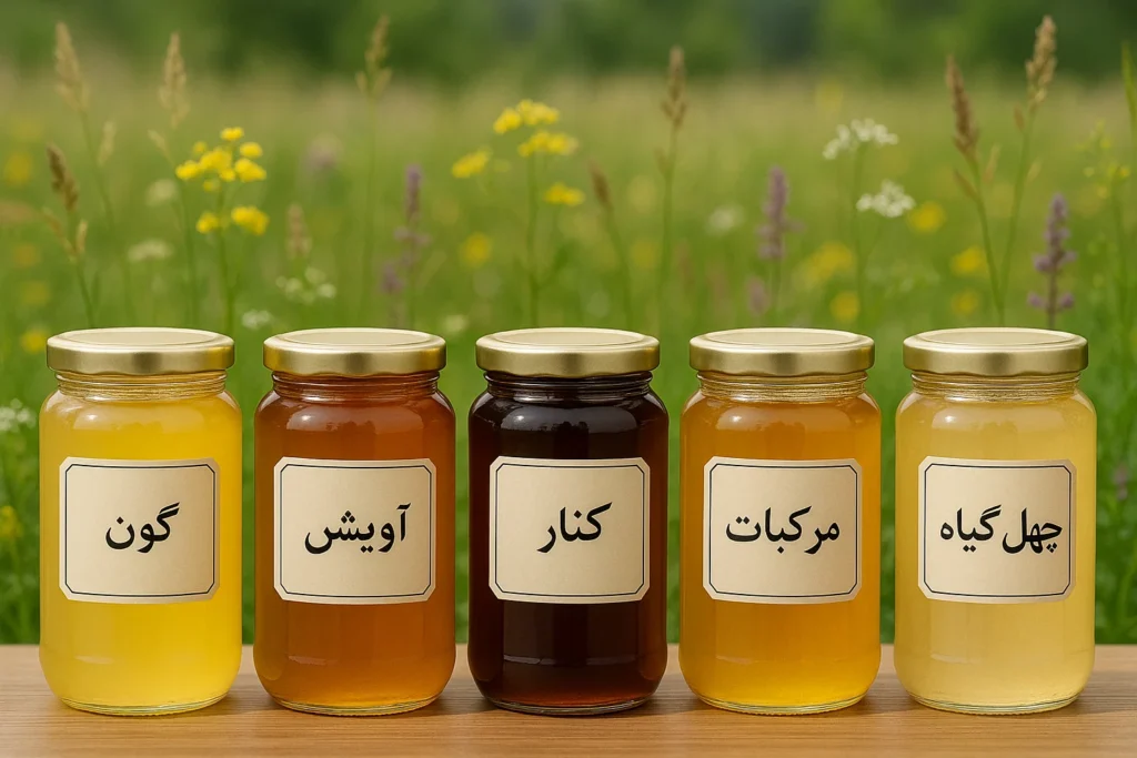 انواع عسل صادراتی ایران به عراق