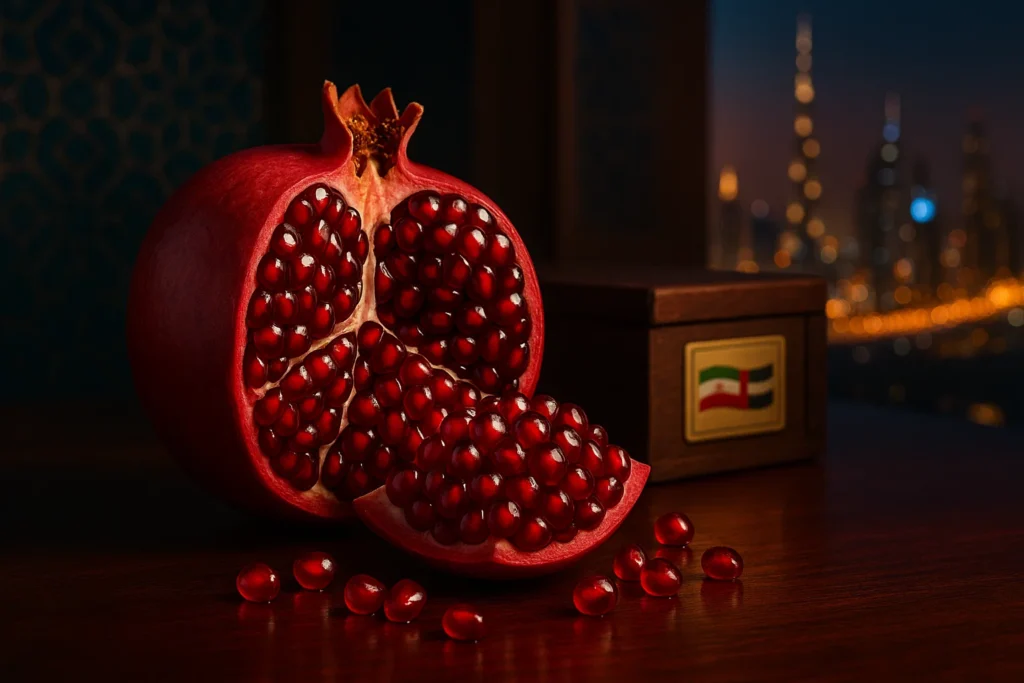 صادرات انار به دبی