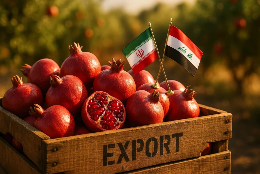 صادرات انار به عراق