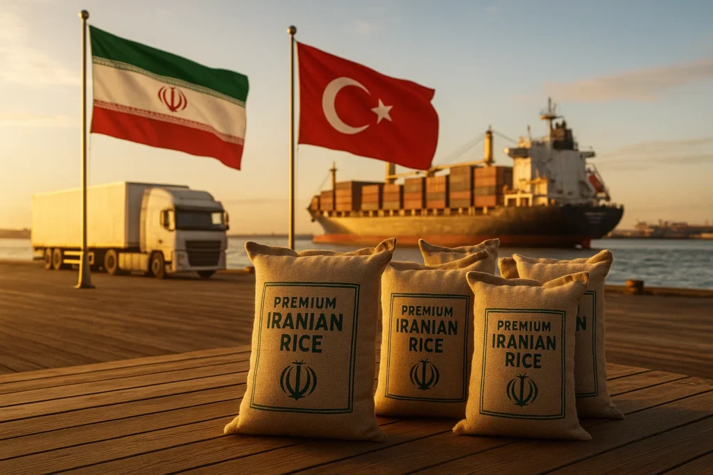 صادرات برنج به ترکیه