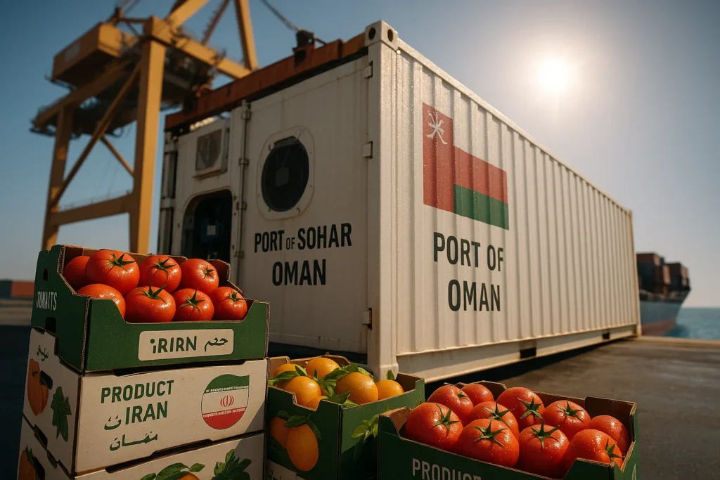 صادرات تره بار به عمان