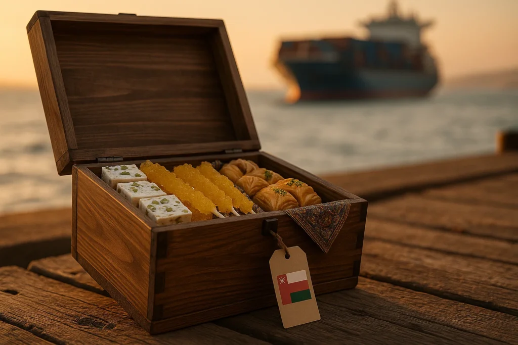 صادرات شیرینی به عمان