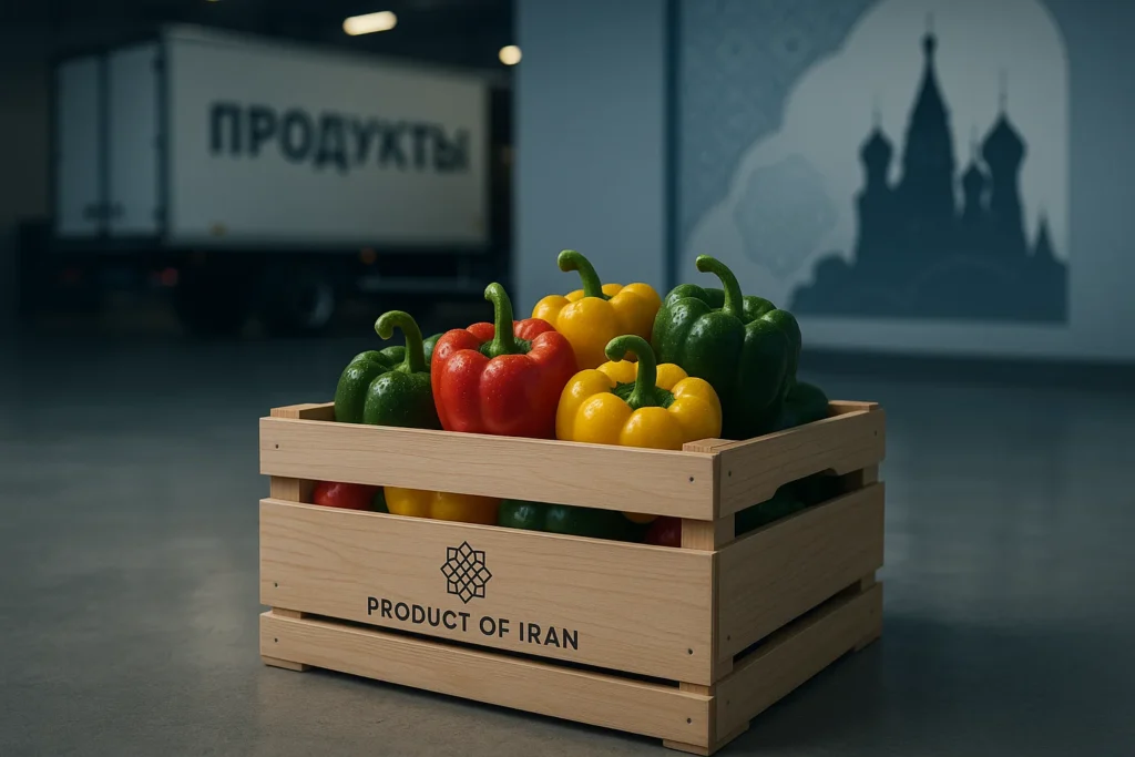 صادرات فلفل دلمه ای به روسیه