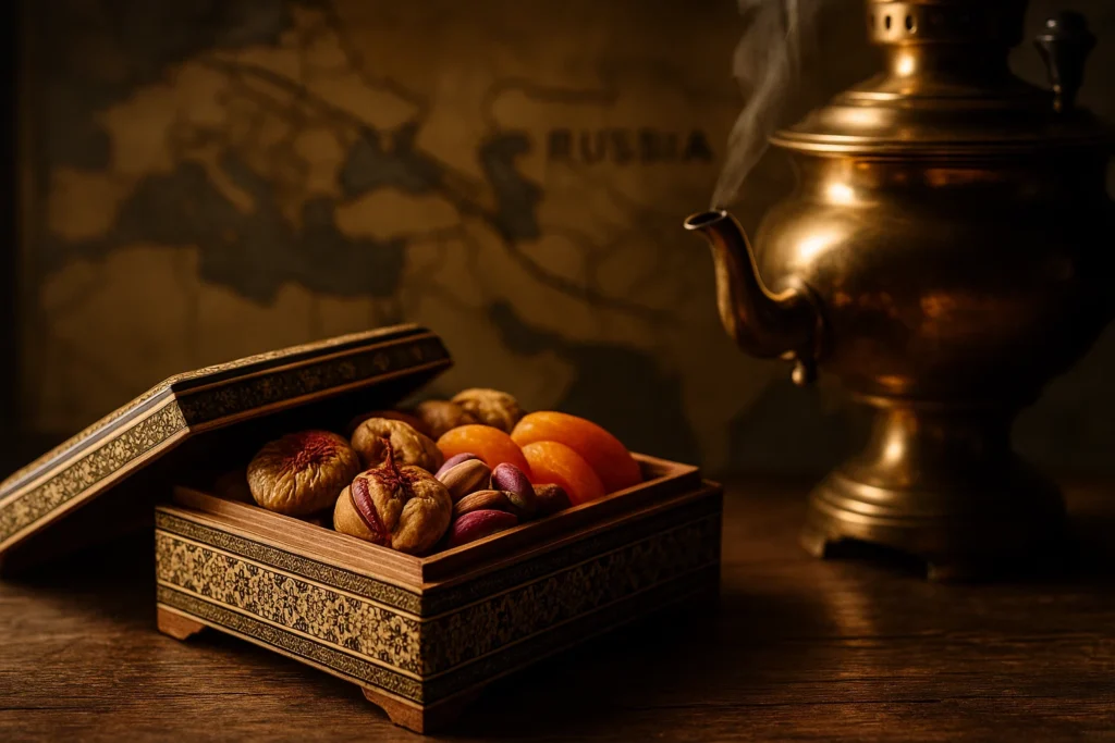 صادرات میوه خشک به روسیه