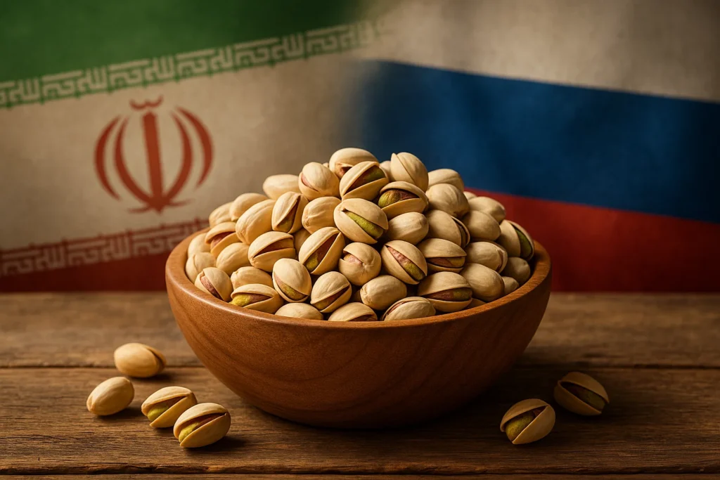 صادرات پسته به روسیه