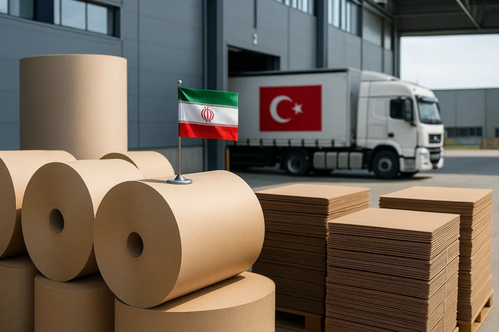 صادرات کاغذ به ترکیه