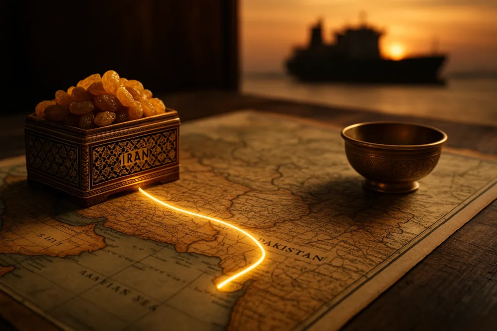 صادرات کشمش به پاکستان