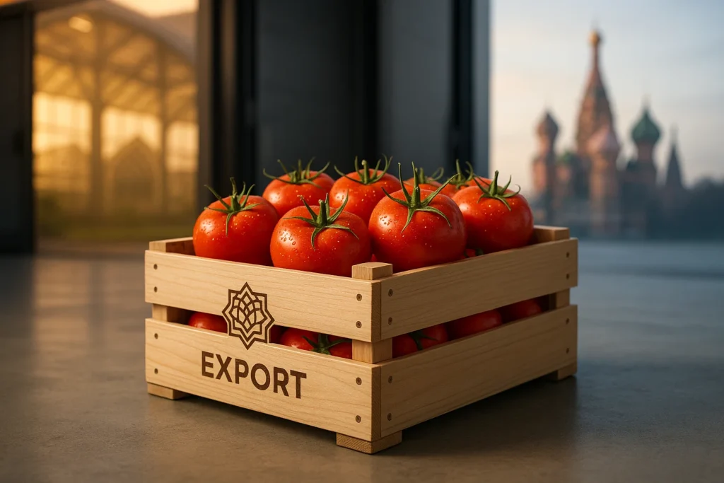 صادرات گوجه فرنگی به روسیه