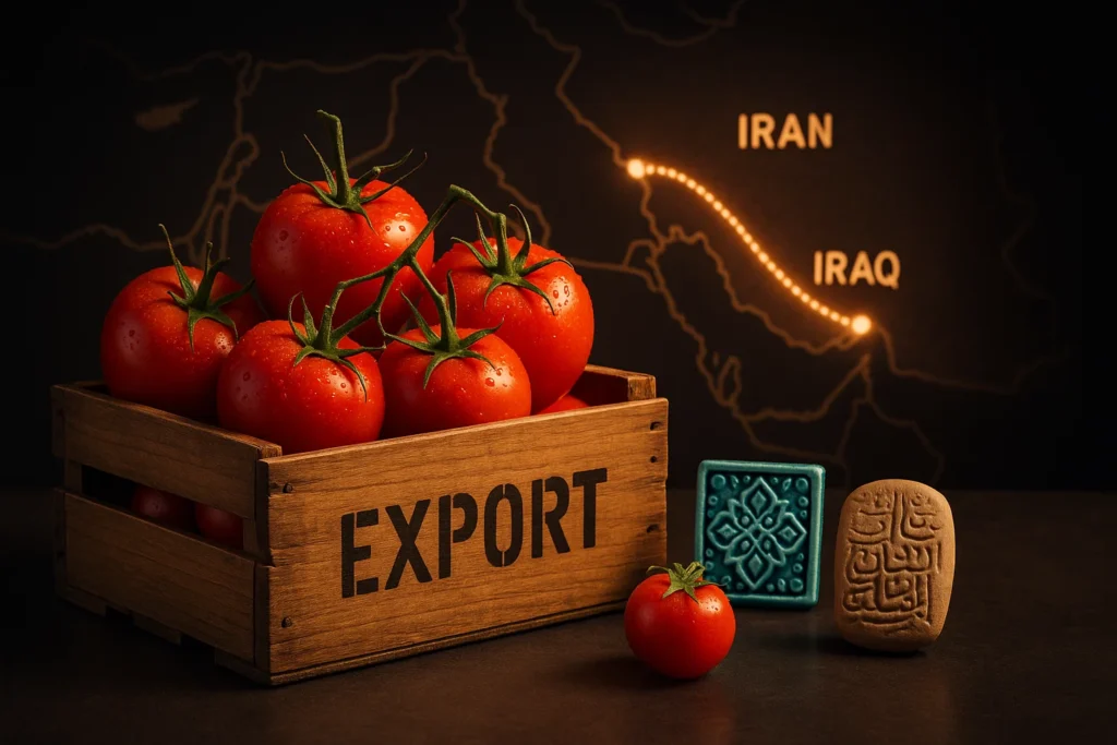 صادرات گوجه فرنگی به عراق
