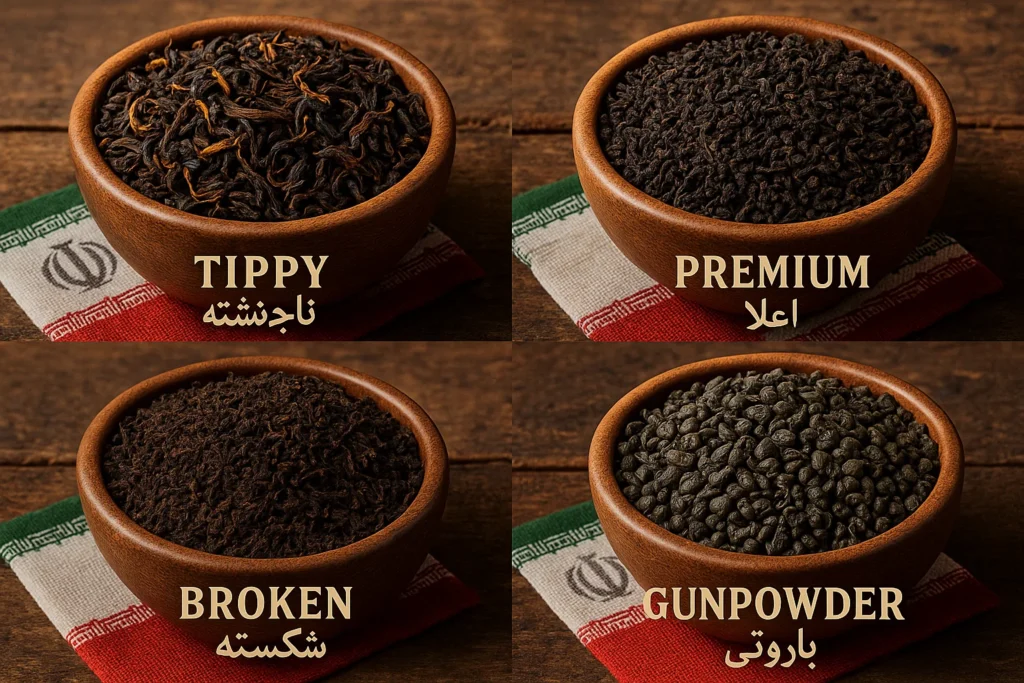 انواع چای ایرانی مناسب برای بازار افغانستان