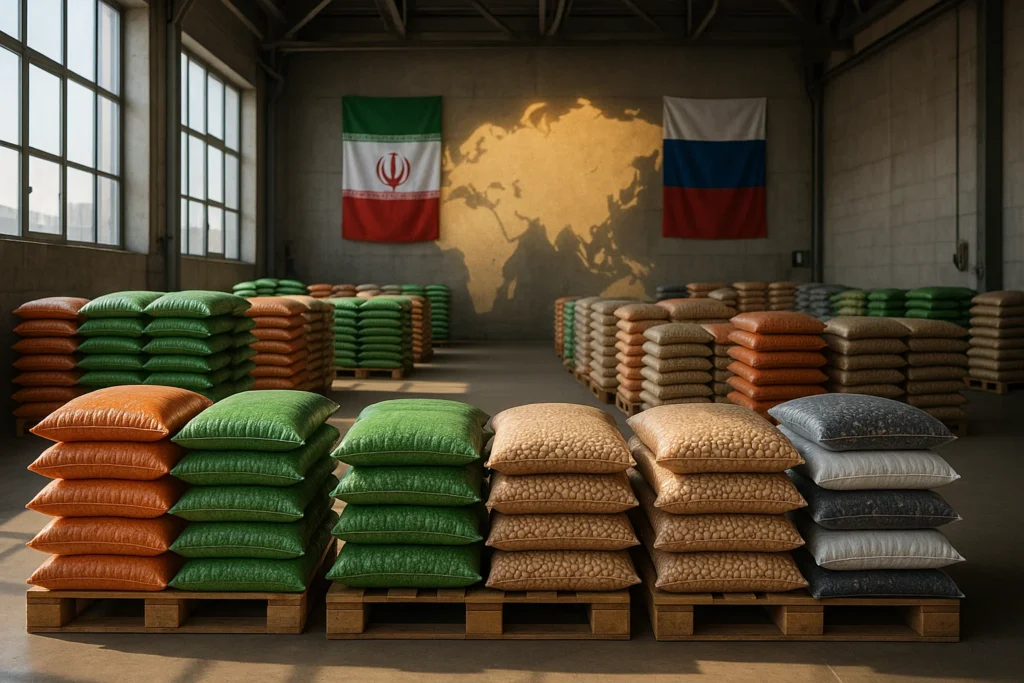 صادرات حبوبات به روسیه