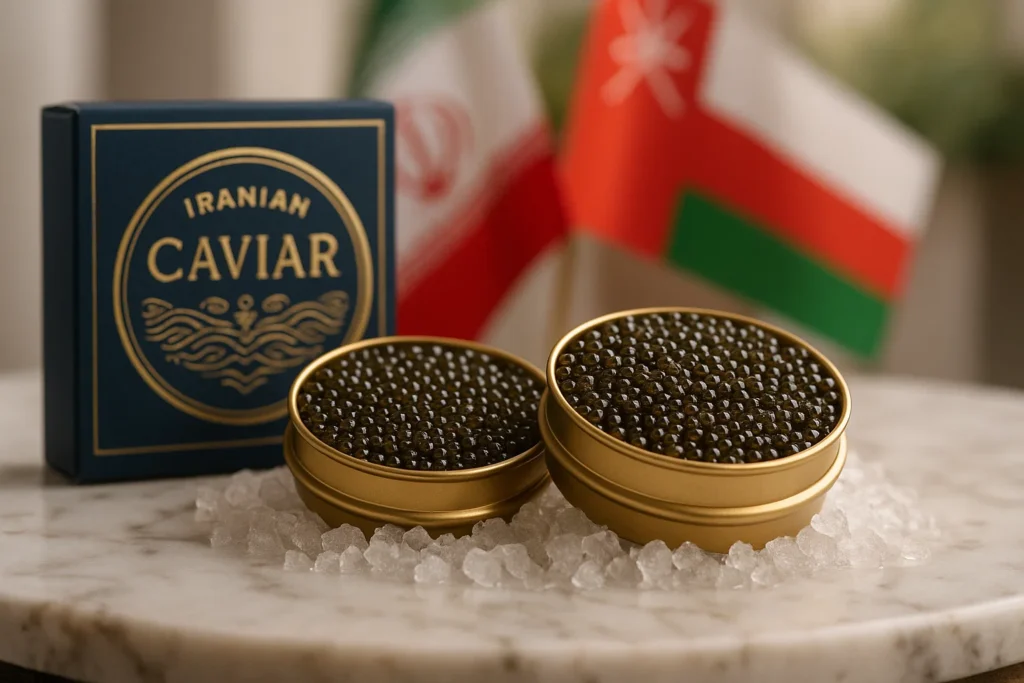 صادرات خاویار به عمان