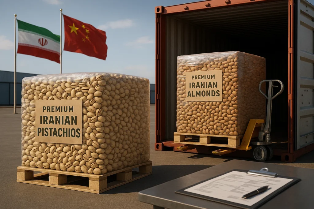 صادرات خشکبار به چین