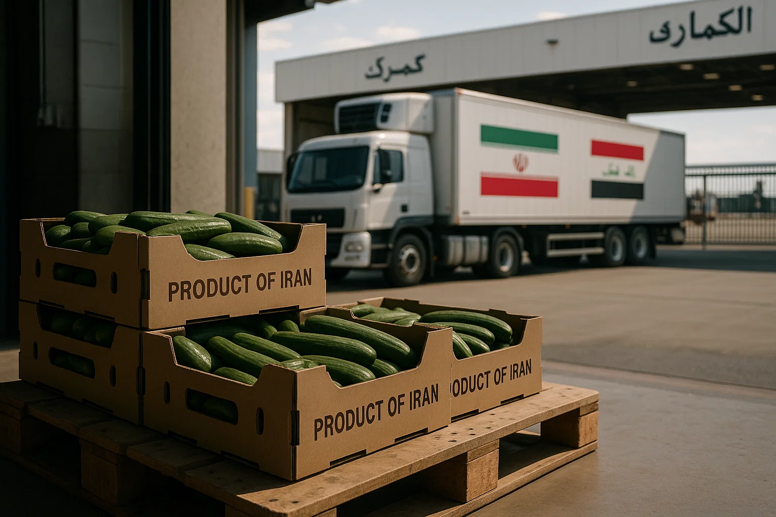 صادرات خیار به عراق