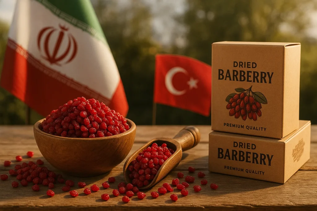 صادرات زرشک به ترکیه