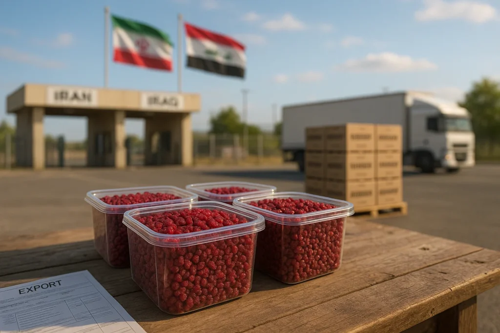 صادرات زرشک به عراق