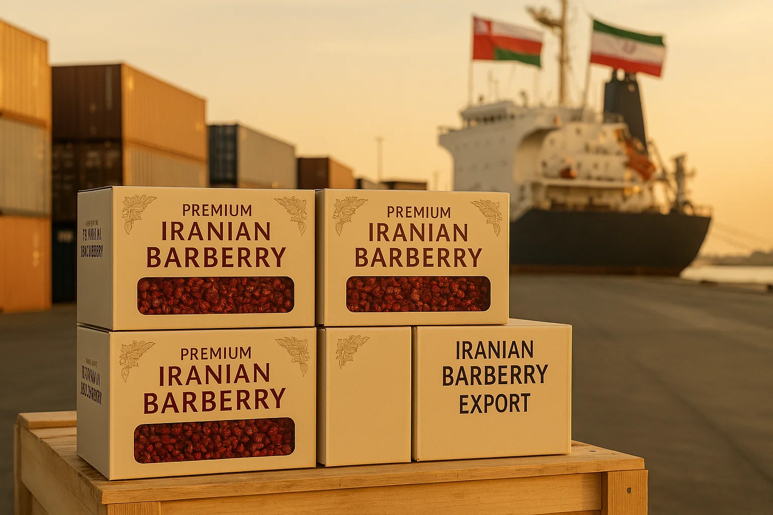 صادرات زرشک به عمان