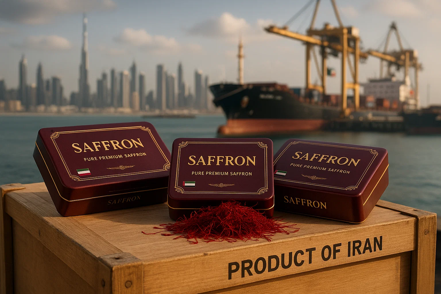 صادرات زعفران به امارات