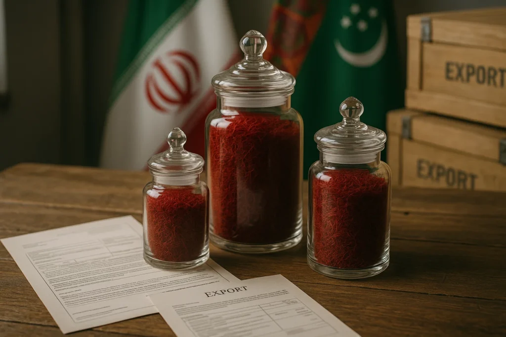 صادرات زعفران به ترکمنستان