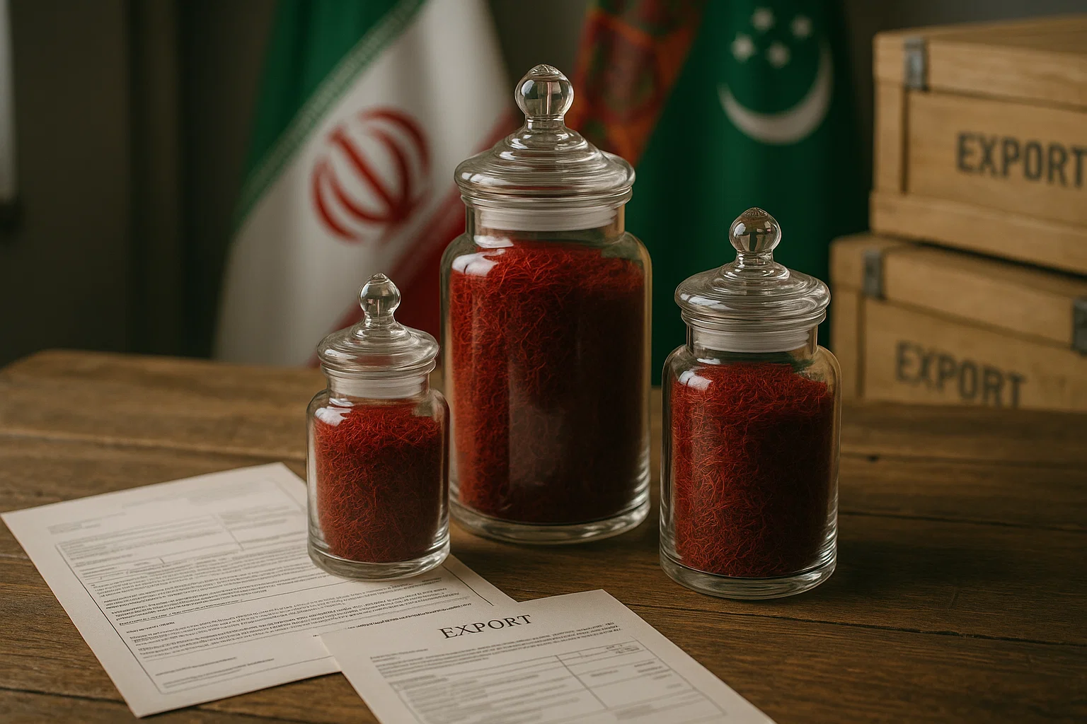 صادرات زعفران به ترکمنستان