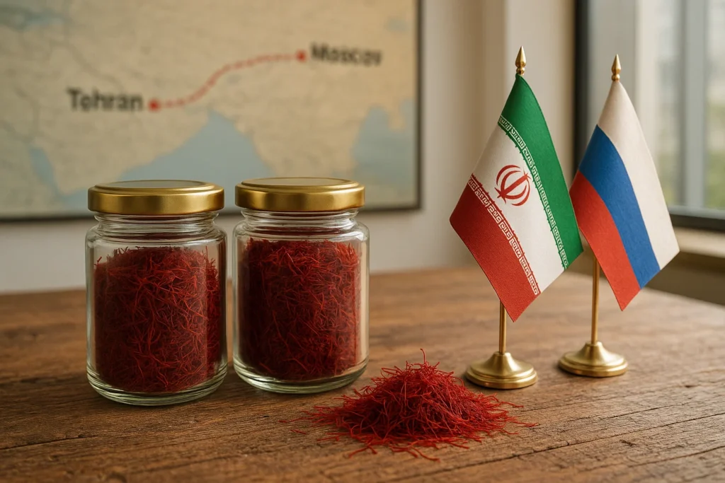 صادرات زعفران به روسیه