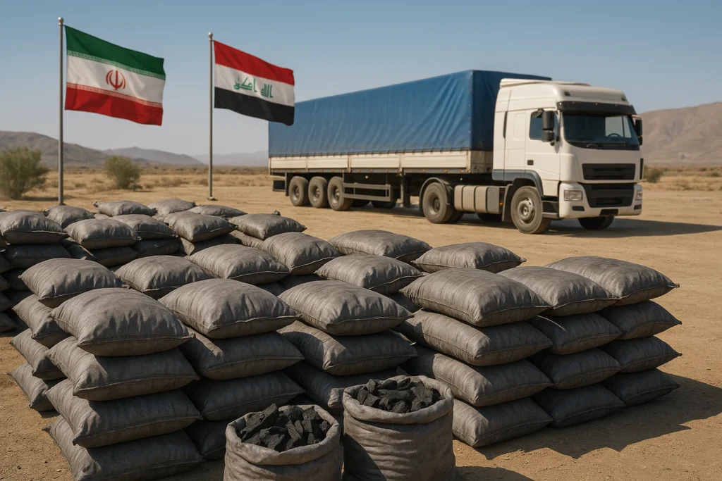 صادرات زغال به عراق