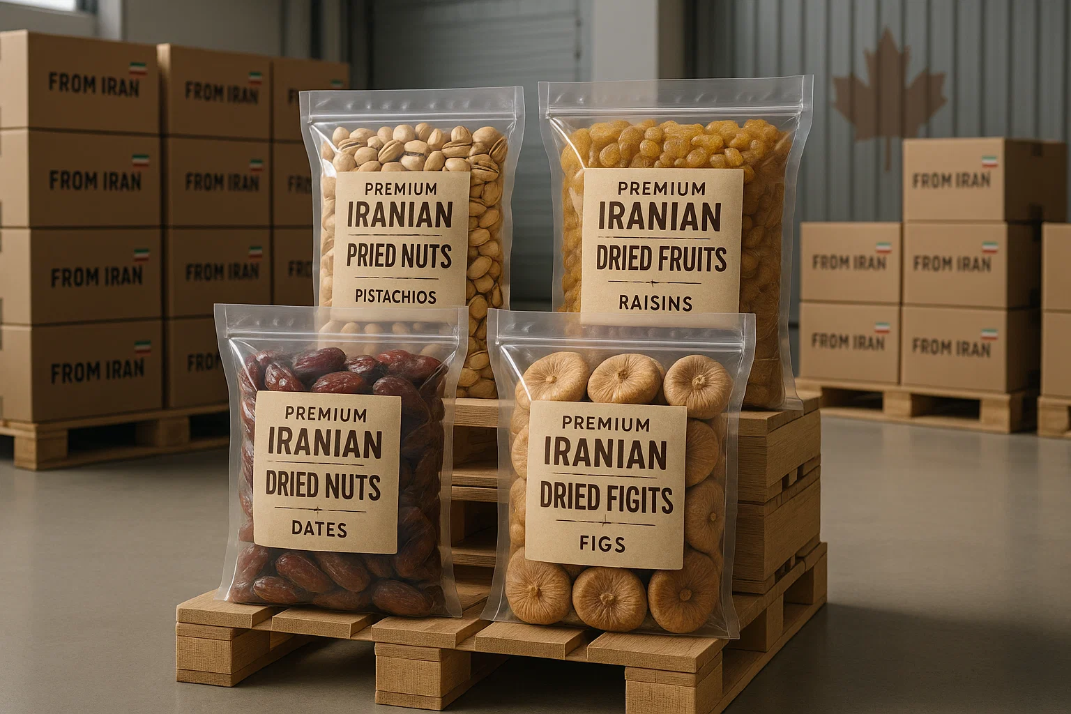 صادرات خشکبار به کانادا