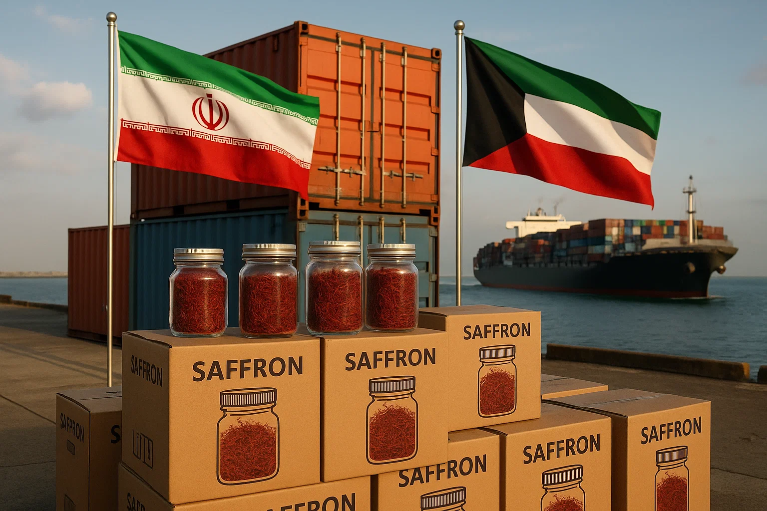 صادرات زعفران به کویت