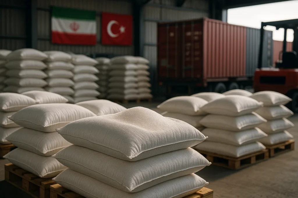 صادرات شکر به ترکیه