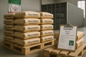 صادرات شیر خشک به پاکستان