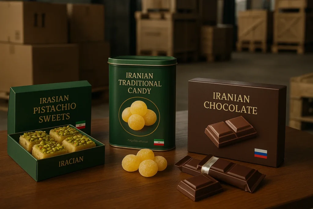 صادرات شیرینی به روسیه