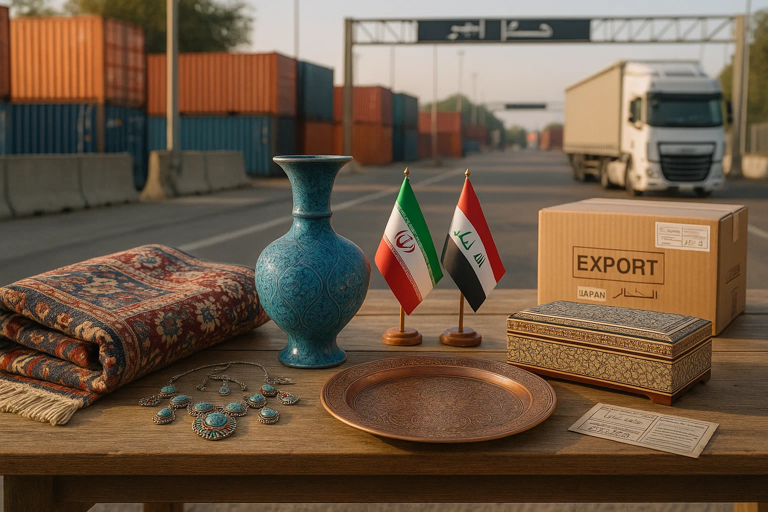 صادرات صنایع دستی به عراق