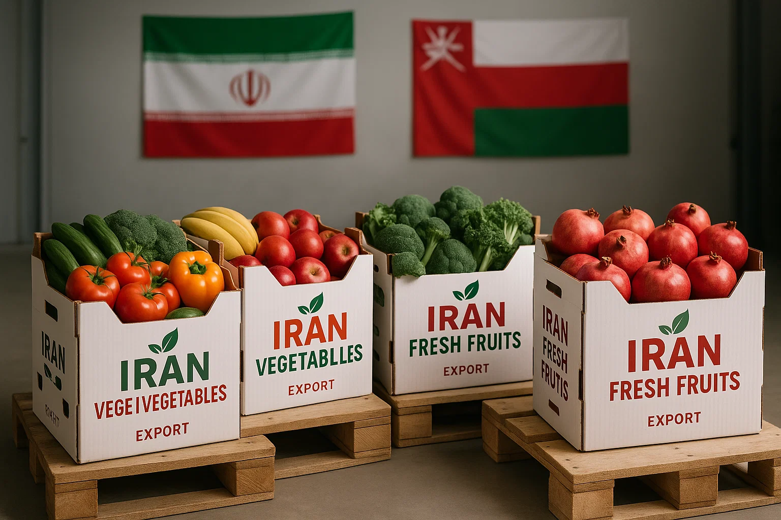 صادرات صیفی جات به عمان