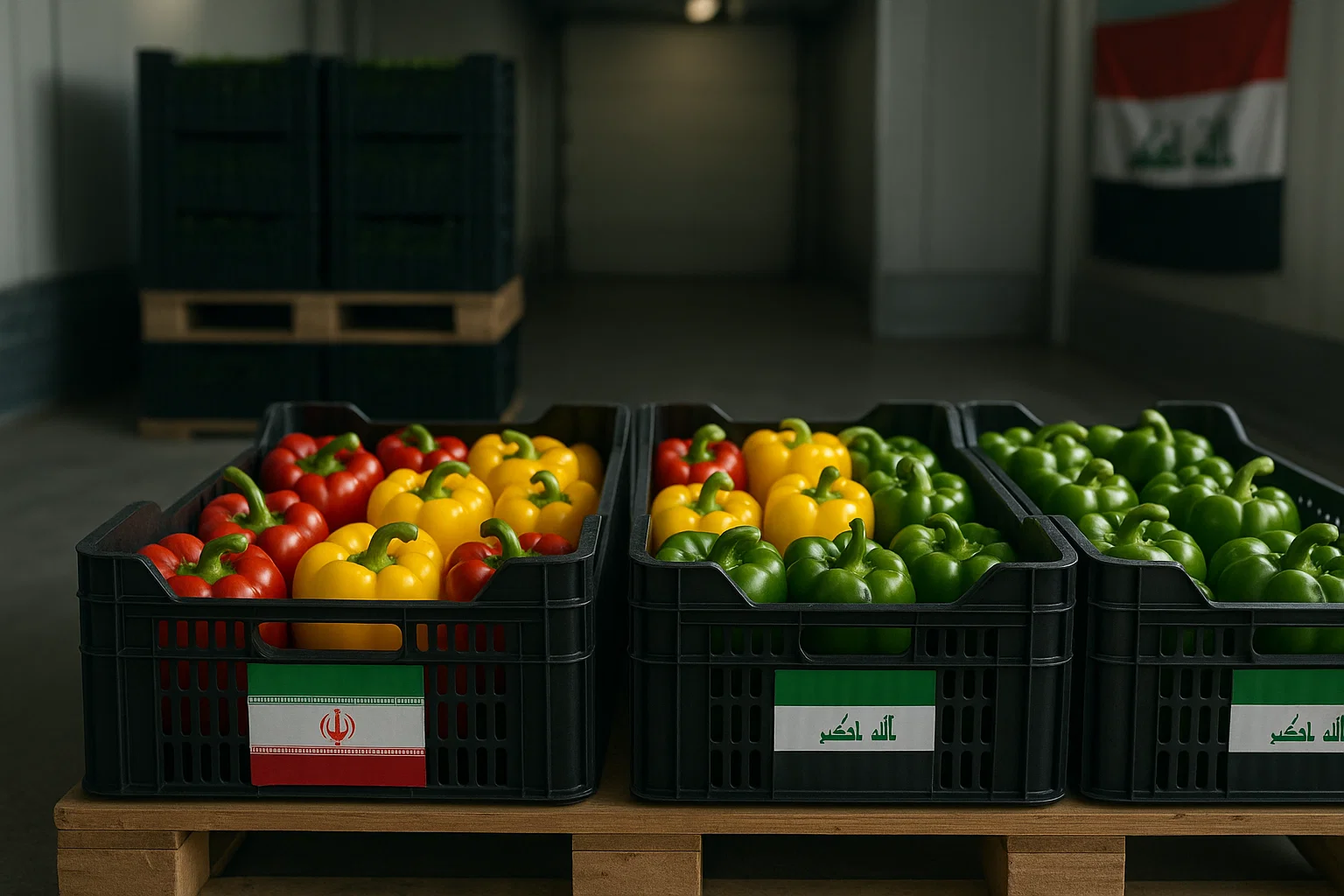 صادرات فلفل دلمه ای به عراق